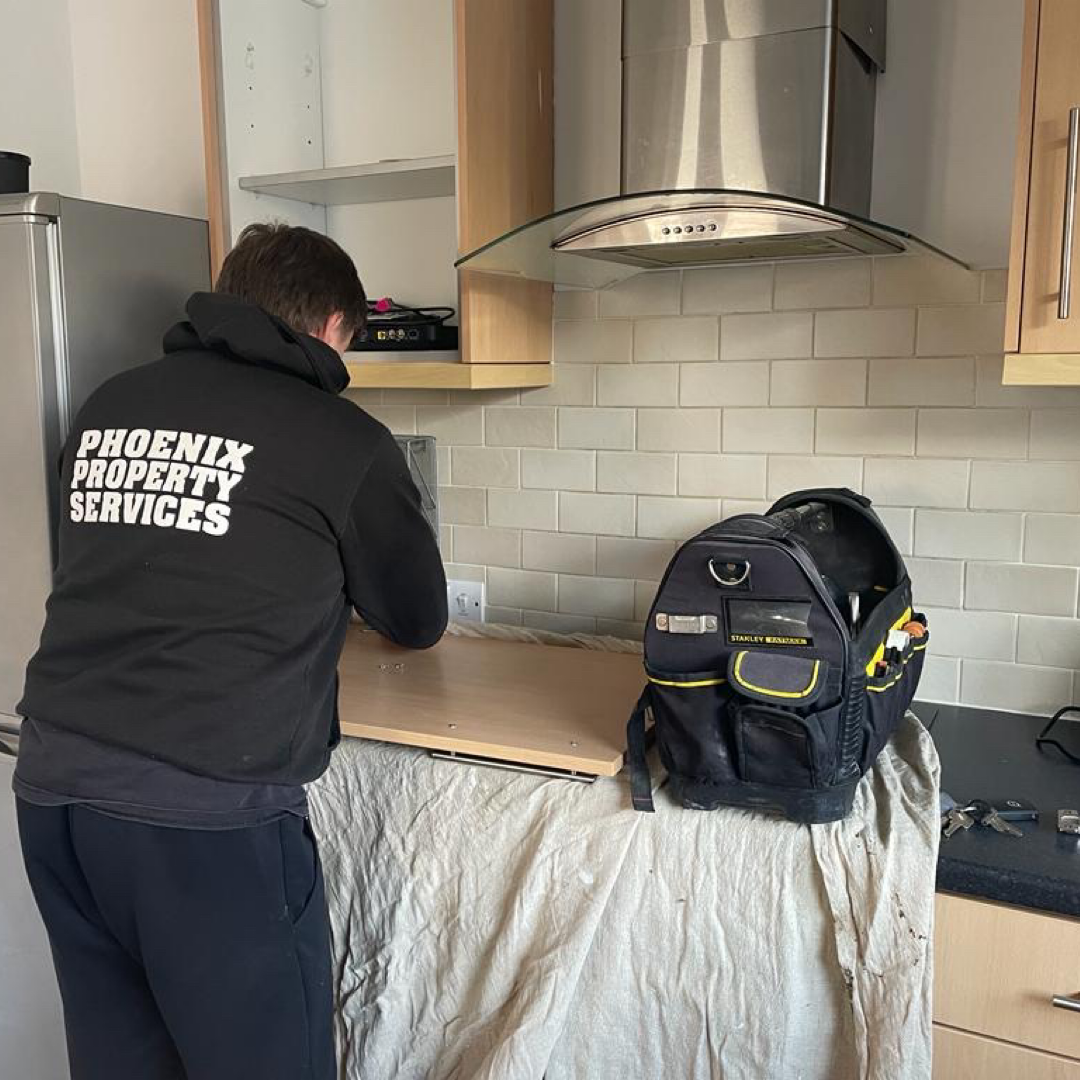 Repairing a cupboard